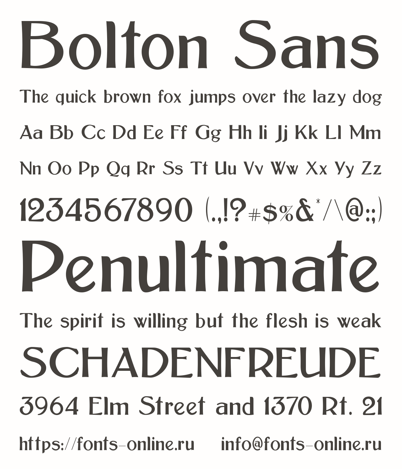 Bolton Sans Free Font Download